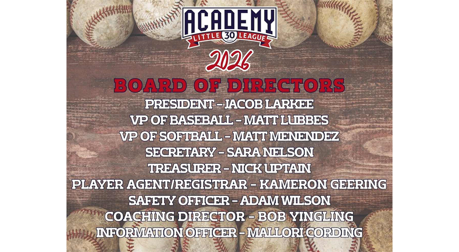2026 Executive Board of Directors